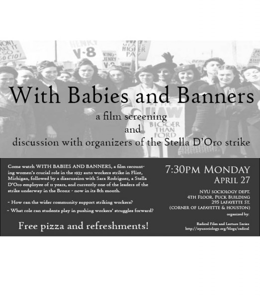 With Babies and Banners: Story of the Women's Emergency Brigade