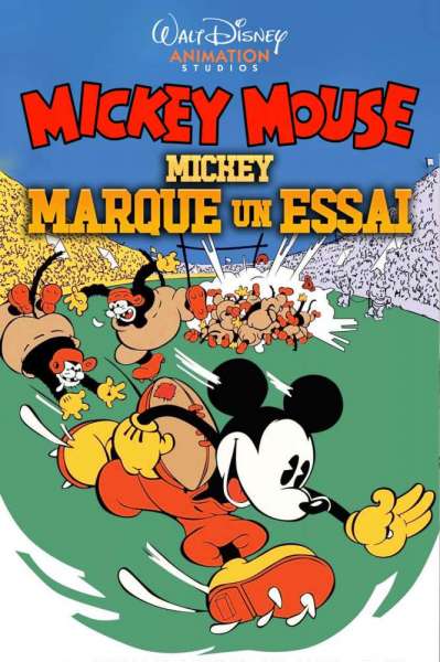 Mickey Marque un Essai