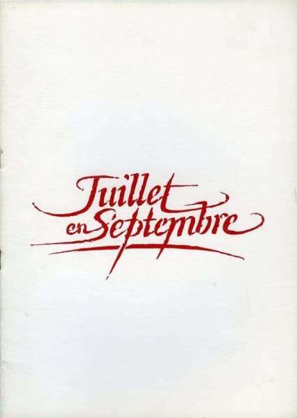 Juillet en septembre