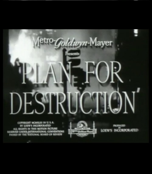 Plan for Destruction