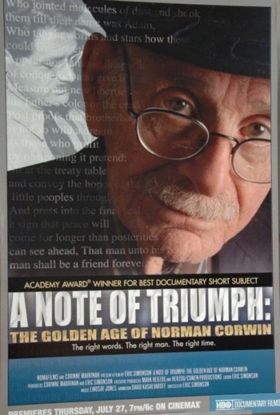 A Note of Triumph: The Golden Age of Norman Corwin