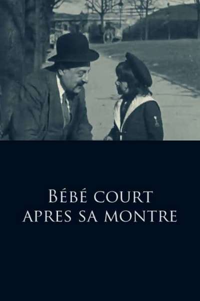 Bébé court après sa montre