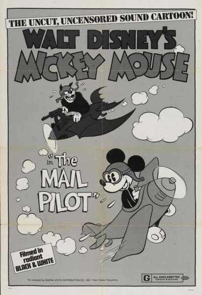 Mickey postier du ciel