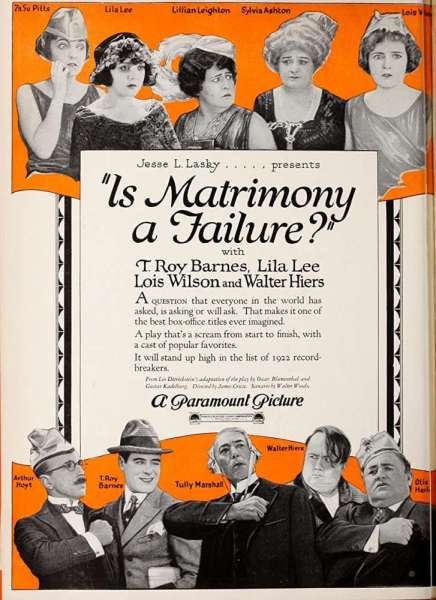 Is Matrimony a Failure?