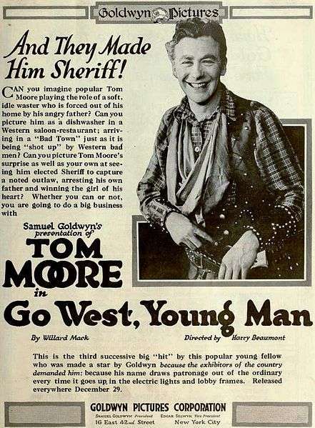 Go West, Young Man