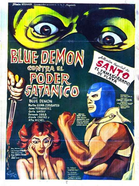 Blue Demon contra el poder satánico